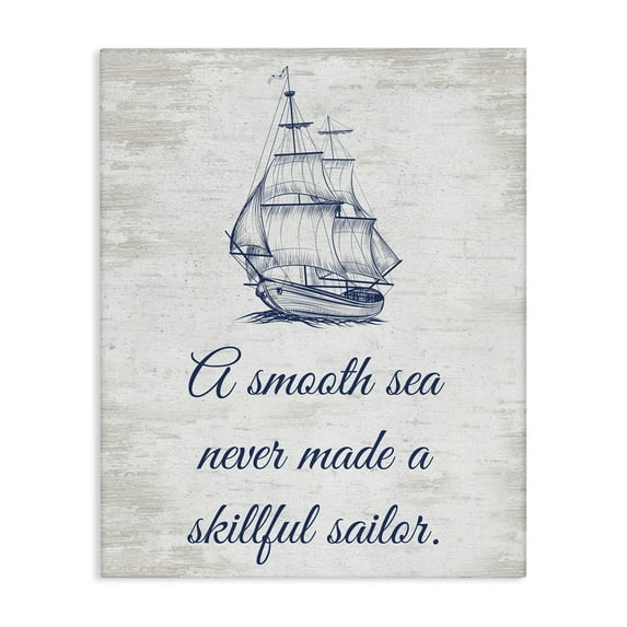 Stupell Industries Inspiring Skillful Sailor Transportation Painting Gallery Wrapped Canvas Art Print Wall Art, 16 x 20