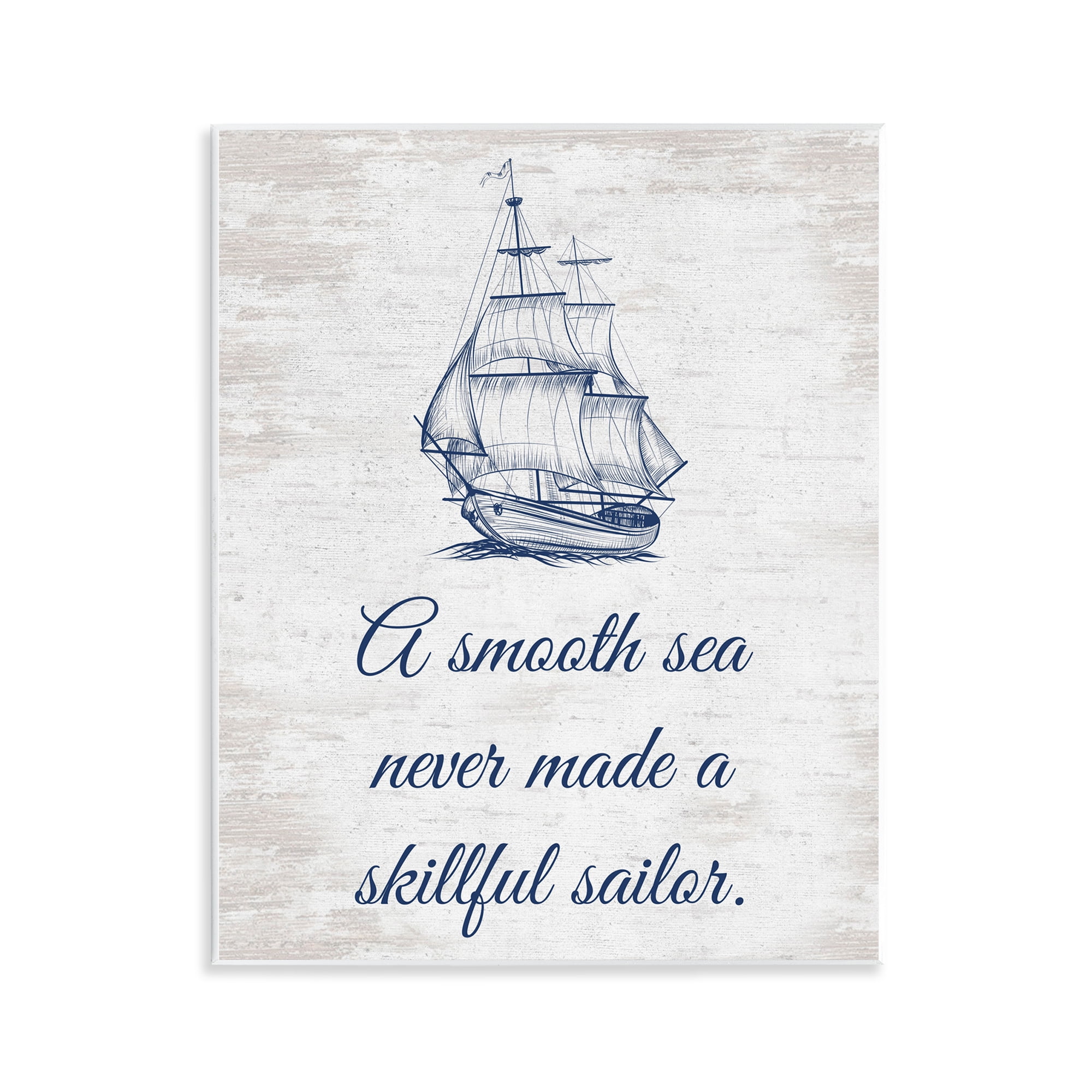 Stupell Industries Inspiring Skillful Sailor Transportation Painting Unframed Art Print Wall Art, 11 x 14