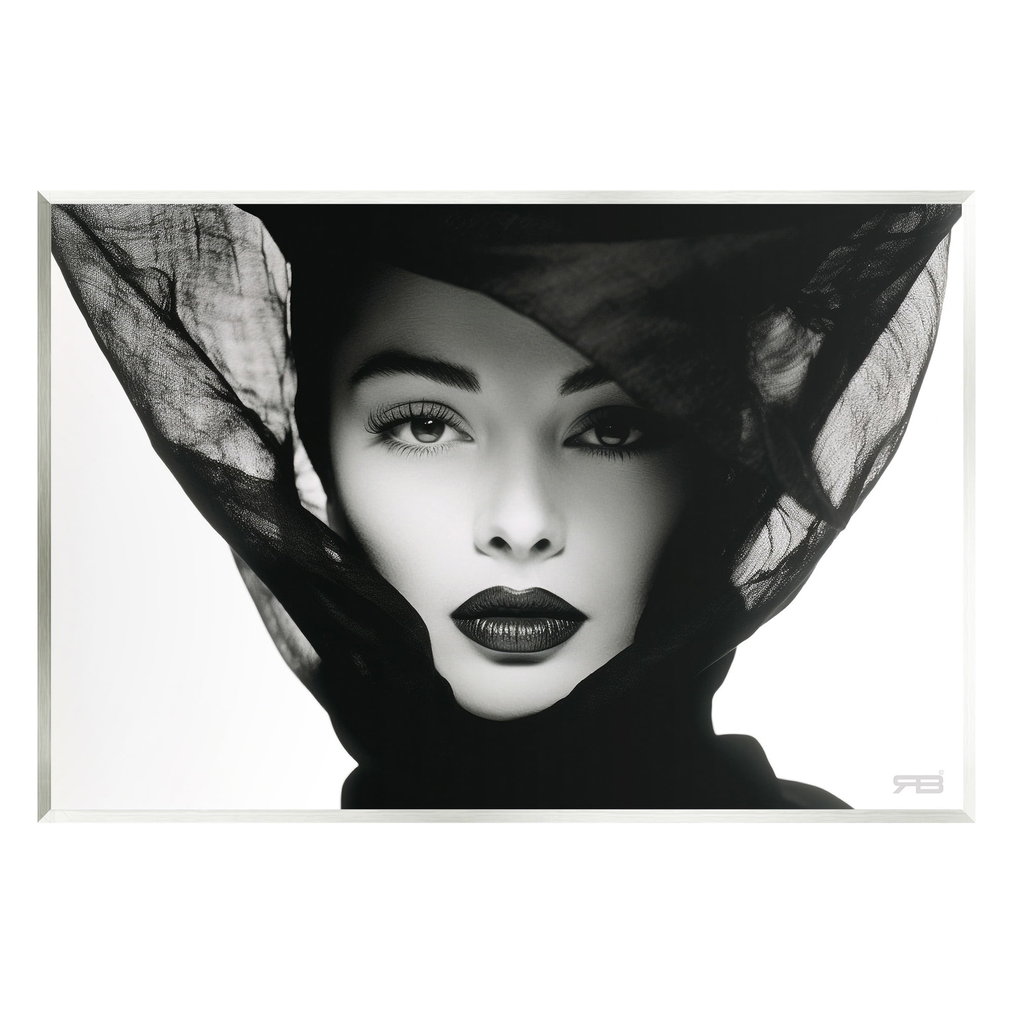 Stupell Industries Intense Woman Gaze Beauty & Fashion Painting Unframed Art Print Wall Art, 19 x 13