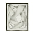 thumbnail image 1 of Stupell Industries Intertwining Abstract Shape Abstract Painting Gray Floater Framed Canvas Art Print Wall Art, 25 x 31, 1 of 10