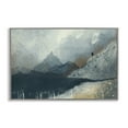 thumbnail image 1 of Stupell Industries Intrepid Traveler in Mountains Abstract Painting Gray Framed Art Print Wall Art, 18 x 12, 1 of 2