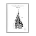 thumbnail image 1 of Stupell Industries Intricate Amusement Castle Diagram Graphic Art Gray Framed Art Print Wall Art, Design by Karl Hronek, 1 of 7
