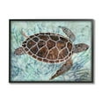 thumbnail image 1 of Stupell Industries Intricate Sea Tortoise Abstract Blue Coral Design by Stellar Design Studio, 1 of 7
