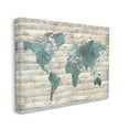 thumbnail image 1 of Stupell Industries Intriguing Blue Patterned Map on Rustic Design Designed by Ziwei Li, 1 of 5