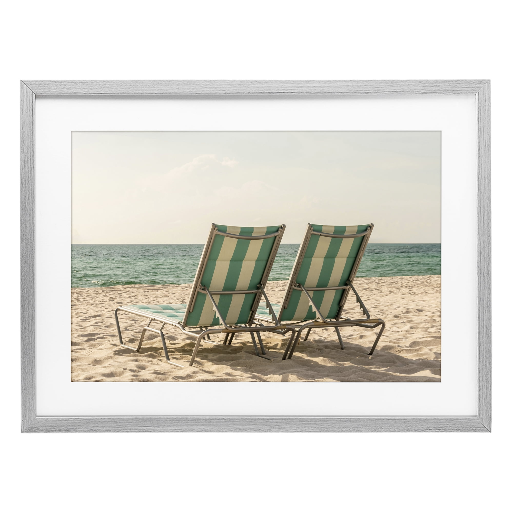 Stupell Industries Invitation To Relaxation Gray Framed Print Under Glass, design by Elena Chukhlebova