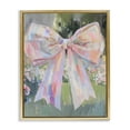 thumbnail image 1 of Stupell Industries French Country Iridescent Pink Bow in Garden Gold Floating Frame Canvas Art, 25 x 31, by The Prints Vibe, 1 of 8