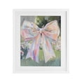 thumbnail image 1 of Stupell Industries French Country Iridescent Pink Bow in Garden White Framed Print Under Glass, 13 x 16, by The Prints Vibe, 1 of 8