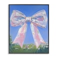 thumbnail image 1 of Stupell Industries Art Deco Iridescent Pink Bow in Meadow Black Framed Giclee Art, 16 x 20, by The Prints Vibe, 1 of 8