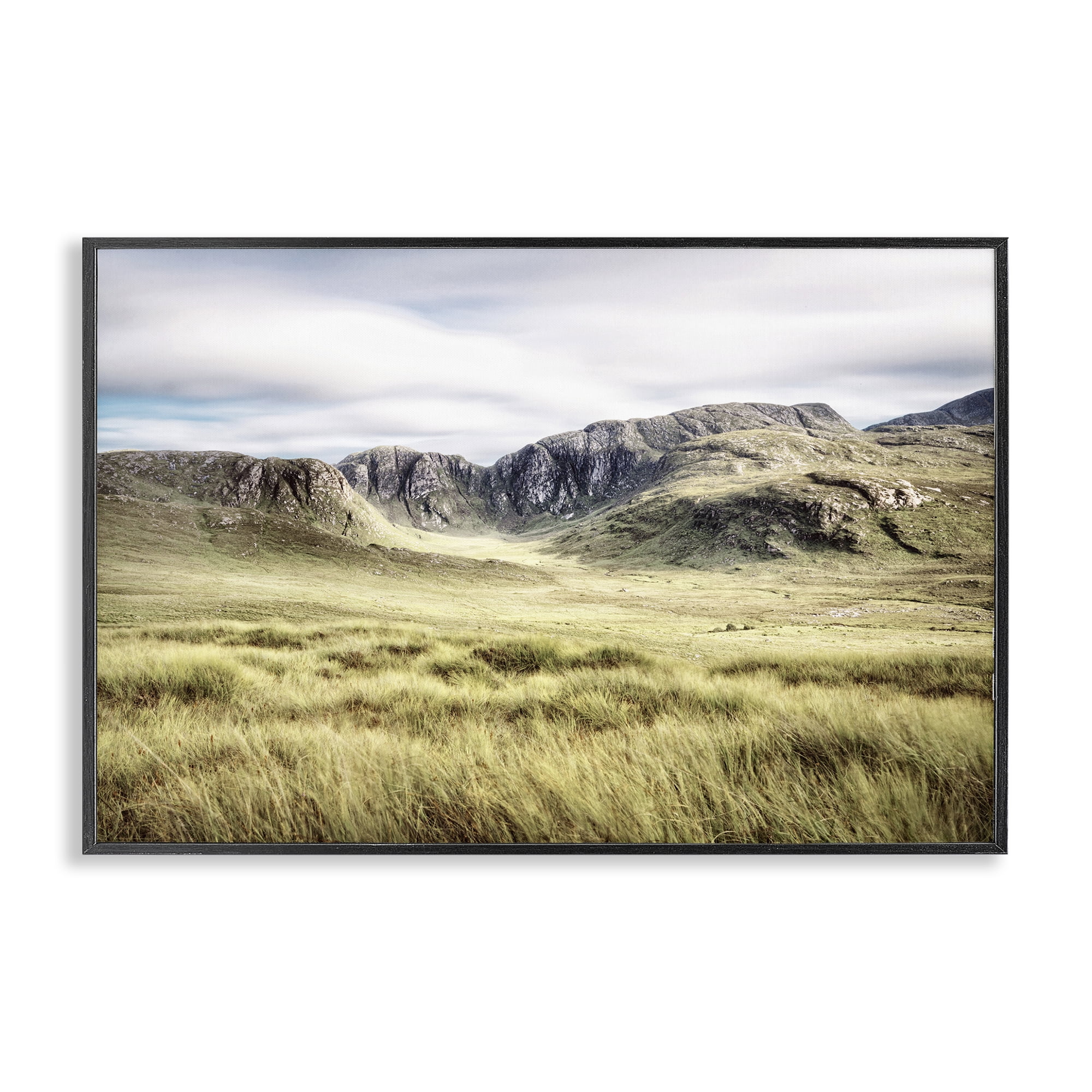 Stupell Industries Irish Countryside Hills Black Framed Giclee Art, design by Andy Amos