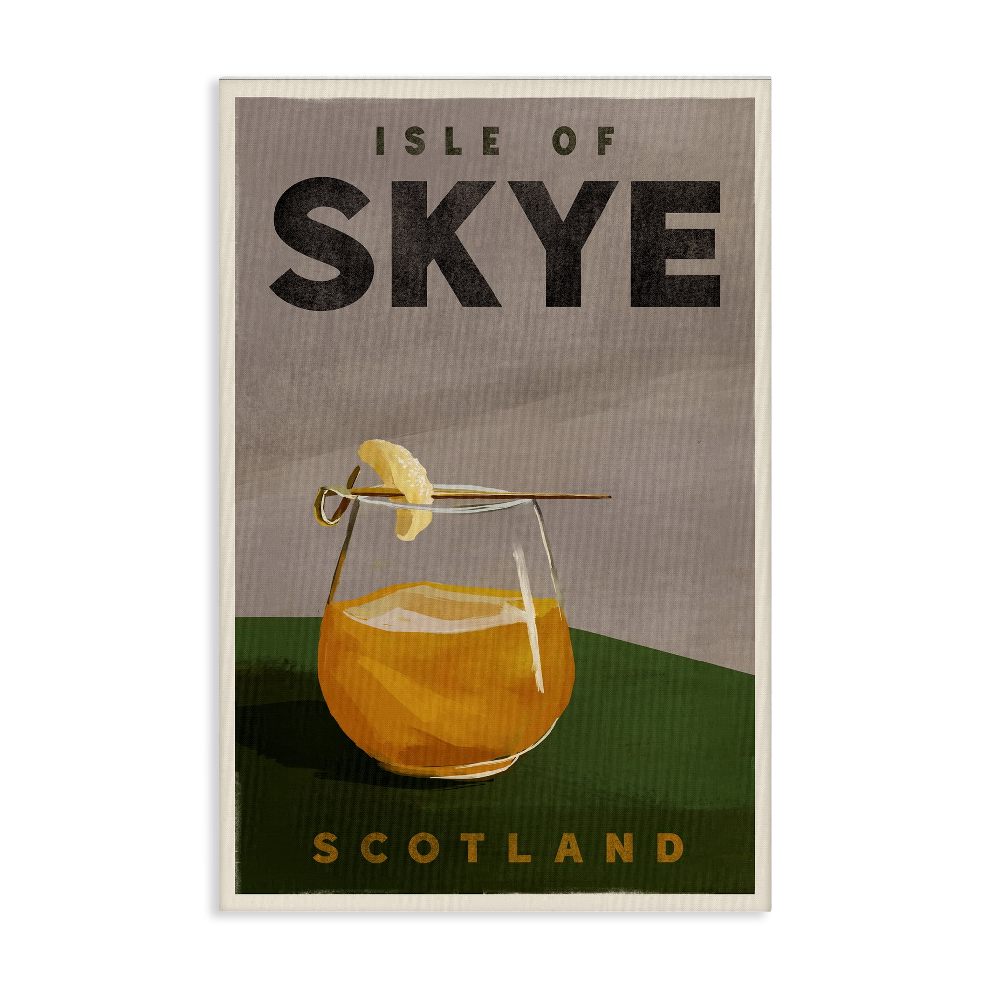 Stupell Industries Isle of Skye Cocktail Food & Beverage Painting Wrapped Canvas Art Print Wall Art, 16 x 24