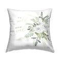 thumbnail image 1 of Stupell Industries It Is Well With My Soul Green Florals Printed Throw Pillow Design by Cindy Jacobs, 1 of 6