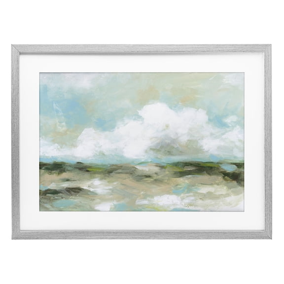 Stupell Industries It's A Fine Day Landscape Gray Framed Print Under Glass design by Wani Pasion, 14 x 20