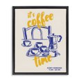 thumbnail image 1 of Stupell Industries Contemporary It's Coffee Time Breakfast Ritual Black Floating Frame Canvas Art, 17 x 21, by The Prints Vibe, 1 of 8