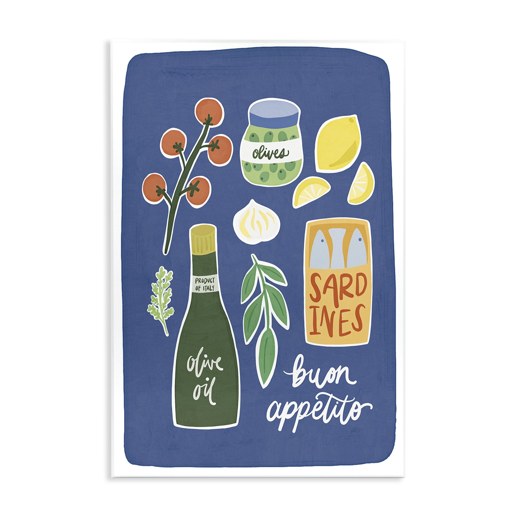 Stupell Industries Italian Kitchen Necessities Wall Plaque Art, design by Amanda Houston