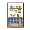 thumbnail image 1 of Stupell Industries Farmhouse Italian Kitchen Spice Rack Brown Floating Frame Canvas Art, 21 x 31, by Amanda Houston, 1 of 8
