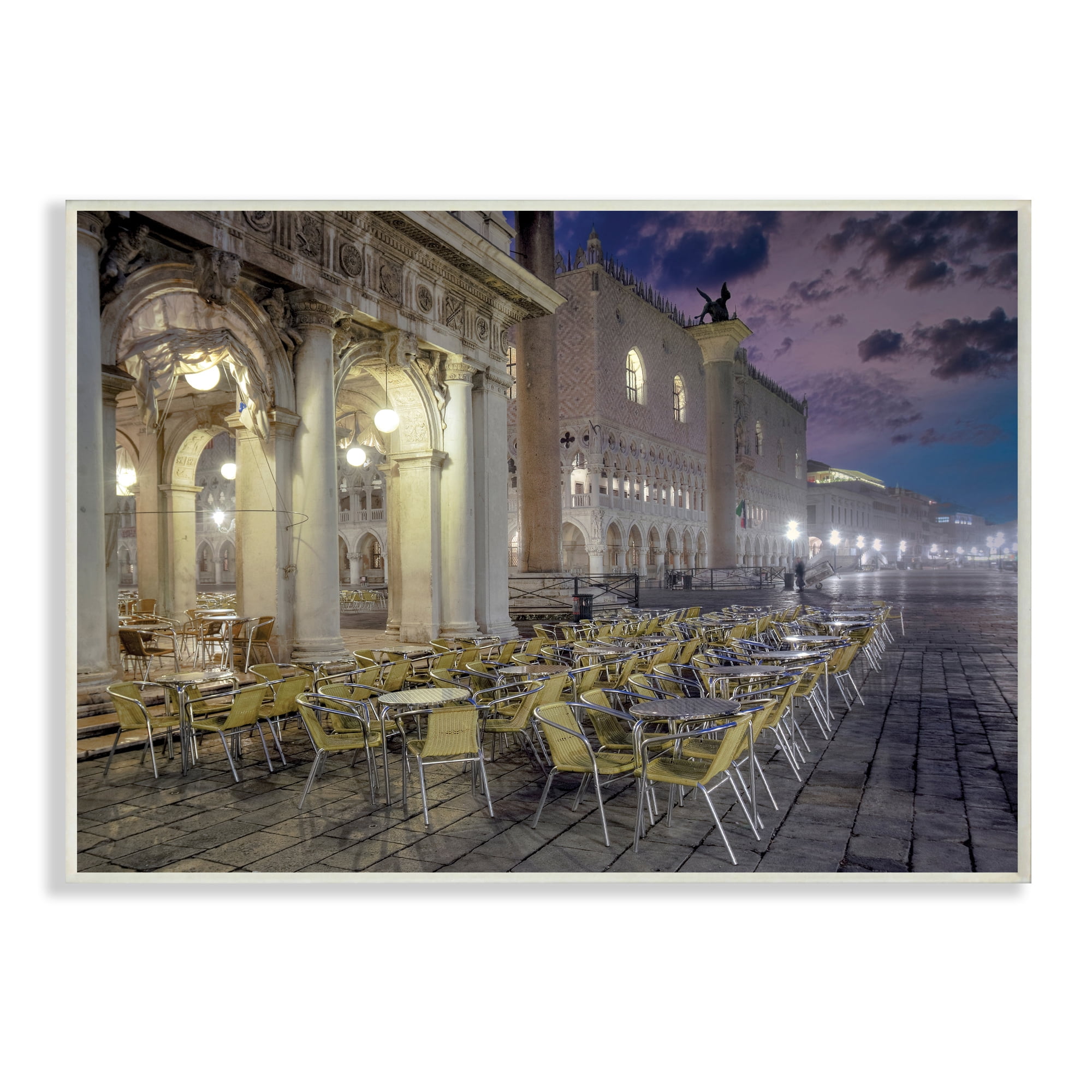 Stupell Industries Italian Pavilion Cityscape Historic European Architecture Abstract Photography Unframed Art Print Wall Art, 10 x 15