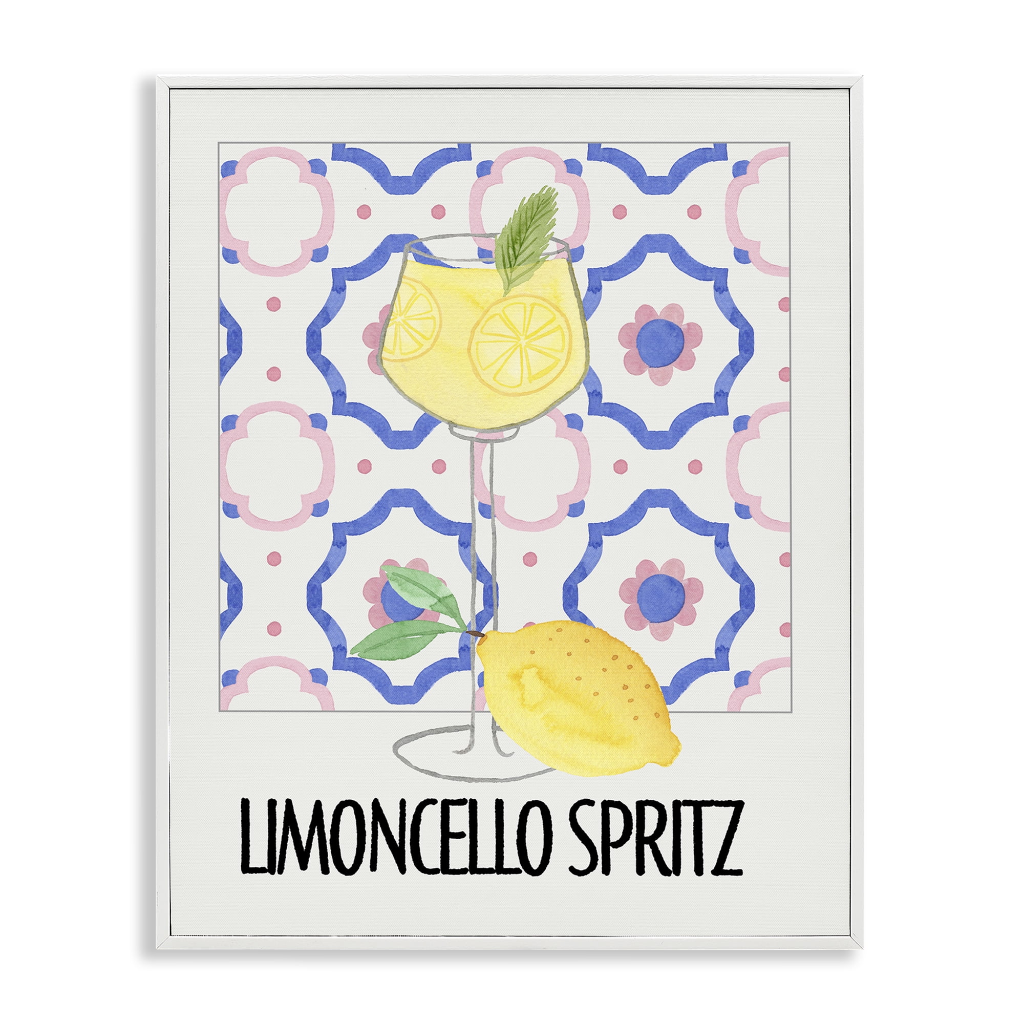 Stupell Industries Italy Spritz on My Mind White Framed Giclee Art, design by Nina Jacobs