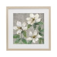 thumbnail image 1 of Stupell Industries Farmhouse Ivory Magnolia Trio Birch Framed Print Under Glass, 13 x 13, by Sally Swatland, 1 of 8