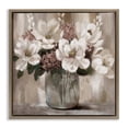 thumbnail image 1 of Stupell Industries Shabby Chic Ivory Magnolias Vase Brown Floating Frame Canvas Art, 25 x 25, by Nan, 1 of 8
