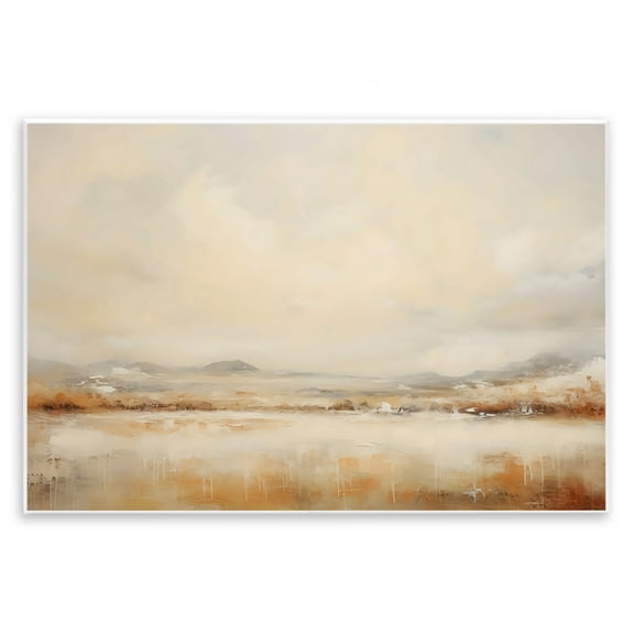 Stupell Industries Ivory and Bronze Landscape Wall Plaque Art design by LSR Creative Studio, 10 x 15
