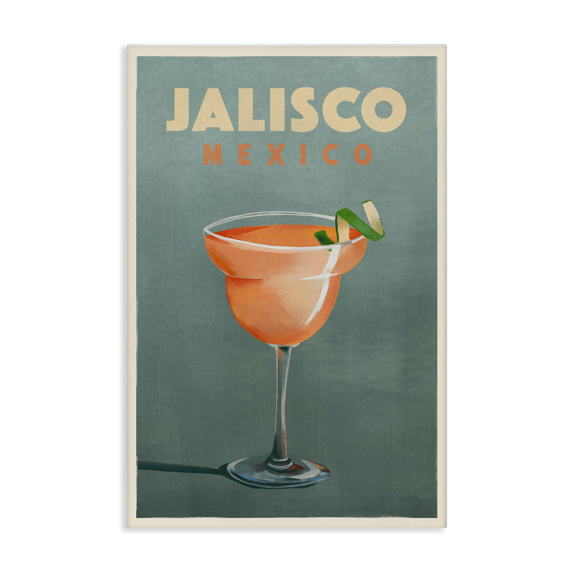 Stupell Industries Jalisco Mexico Cocktail Food & Beverage Painting Wrapped Canvas Art Print Wall Art, 24 x 36