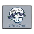 thumbnail image 1 of Stupell Industries Jerry's Gone Skull Novelty & Humor Painting Black Framed Art Print Wall Art, 30 x 24, 1 of 2