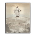 thumbnail image 1 of Stupell Industries Victorian Jesus on Hill Black Framed Giclee Art, 11 x 14, by Elizabeth Medley, 1 of 7