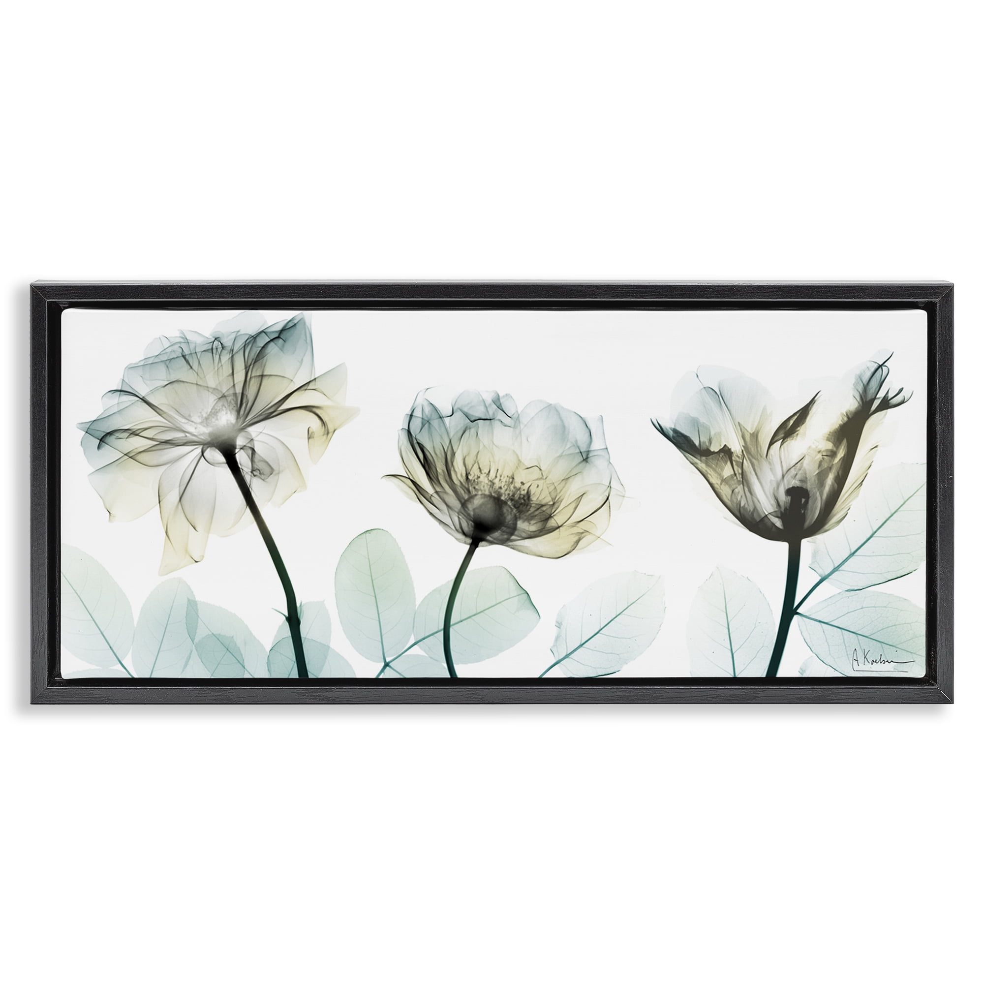 Stupell Industries Jewels Of Passion Black Framed Floater Canvas Wall Art, design by Albert Koetsier
