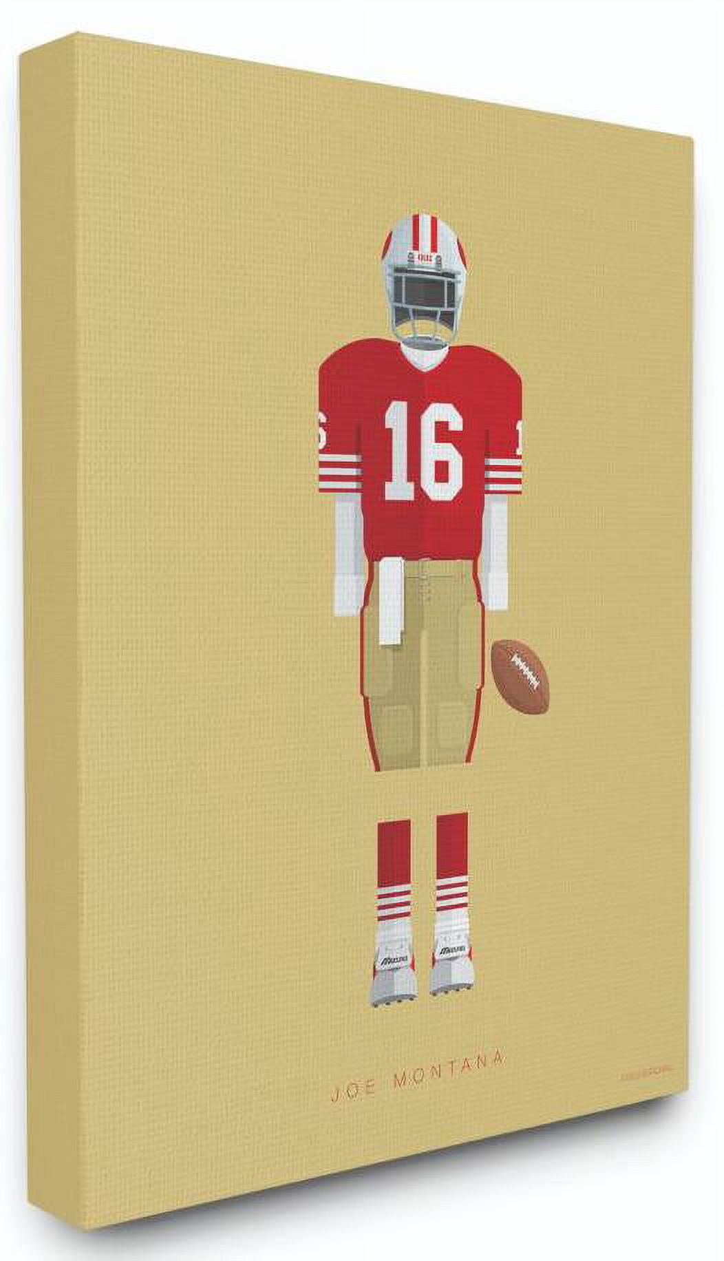 Stupell Industries Joe Montana Famous People Characters Fashion Design Canvas Wall Art by Fred Birchal