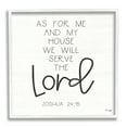 thumbnail image 1 of Stupell Industries Joshua 24:15 Spiritual Verse Religious Painting White Framed Art Print Wall Art, 17 x 17, 1 of 8