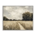 thumbnail image 1 of Stupell Industries Traditional Journey Through Wildflowers in Meadow Gray Framed Giclee Art, 30 x 24, by Creative Studio, 1 of 8