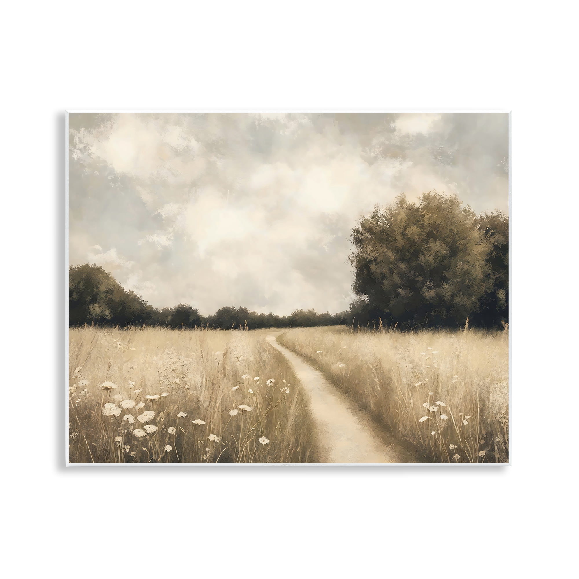 Stupell Industries Journey Through Wildflowers in Meadow Wall Plaque Art, design by Creative Studio