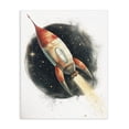 thumbnail image 1 of Stupell Industries Contemporary Journey To Space Rocket Canvas Art, 36 x 48, by Ray Powers, 1 of 8