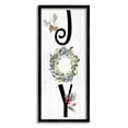 thumbnail image 1 of Stupell Industries Joy Seasonal Botanical Wreath Graphic Art Black Framed Art Print Wall Art, Design by Kristen Brockmon, 1 of 7