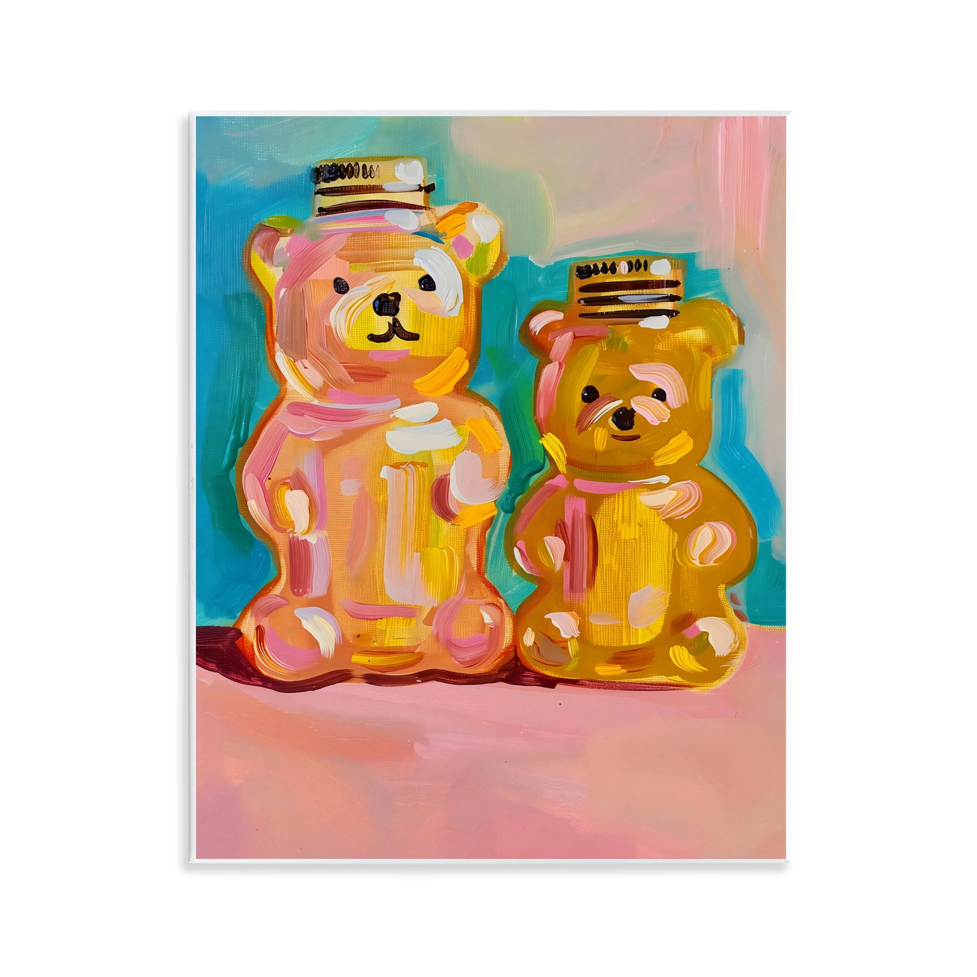 Stupell Industries Joyful Honey Bears Duo Wall Plaque Art, design by The Prints Vibe