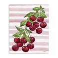 thumbnail image 1 of Stupell Industries French Country Juicy Cherry Vine on Stripes Canvas Art, 24 x 30, by Paul Brent, 1 of 8