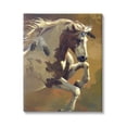 thumbnail image 1 of Stupell Industries Jumping Horse Painting Animals & Insects Painting Gallery Wrapped Canvas Print Wall Art, 24 x 30, 1 of 7