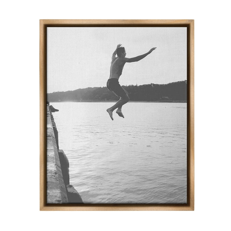 The Lake Landscape Canvas Art Print The Lake Landscape Canvas Art Print
