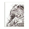 thumbnail image 1 of Stupell Industries Jungle Cat Paint Splatter Resting Cheetah Grey White, 10 x 15, Designed by Ros Ruseva, 1 of 6