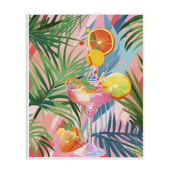 Stupell Industries Jungle Citrus Cocktail Canvas Wall Art, design by Tabz Jones