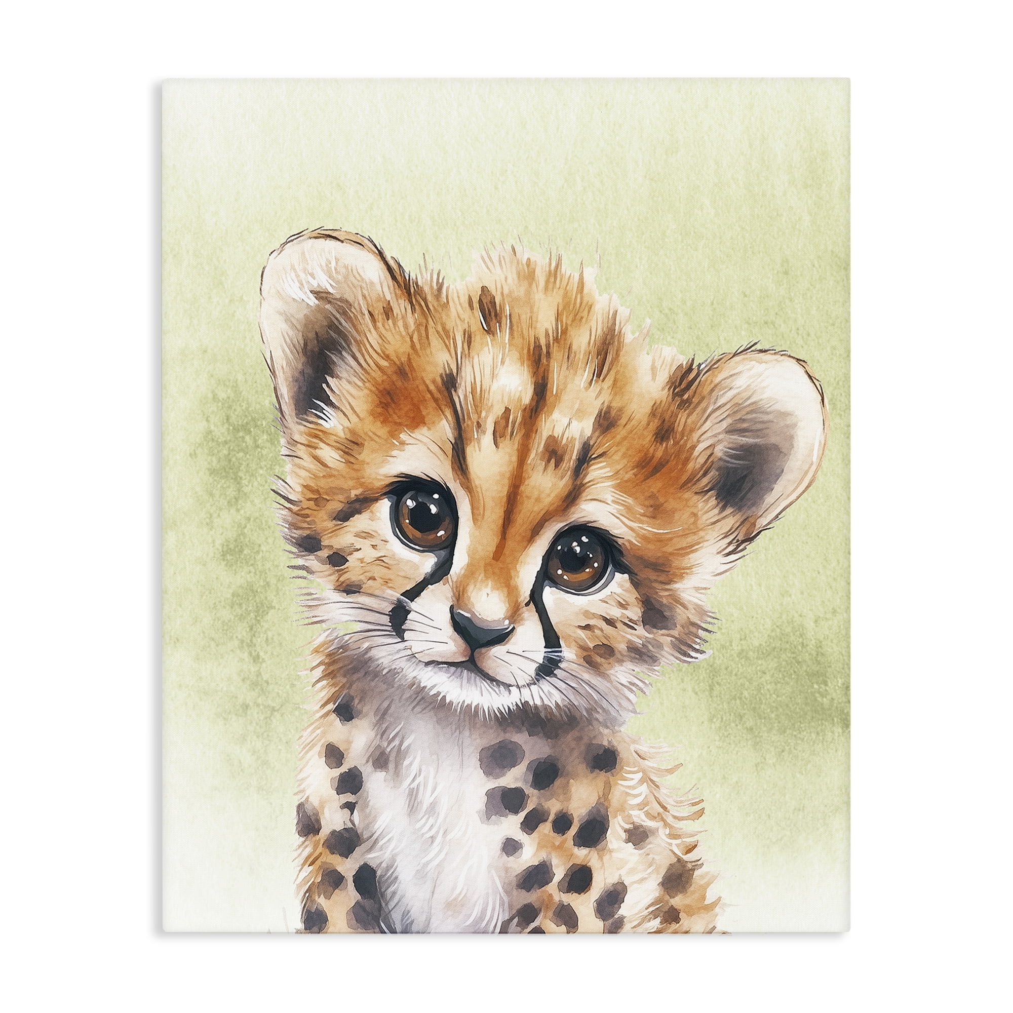 Stupell Industries Jungle Friends Baby Cheetah Canvas Wall Art, design by Christine Simpson Art