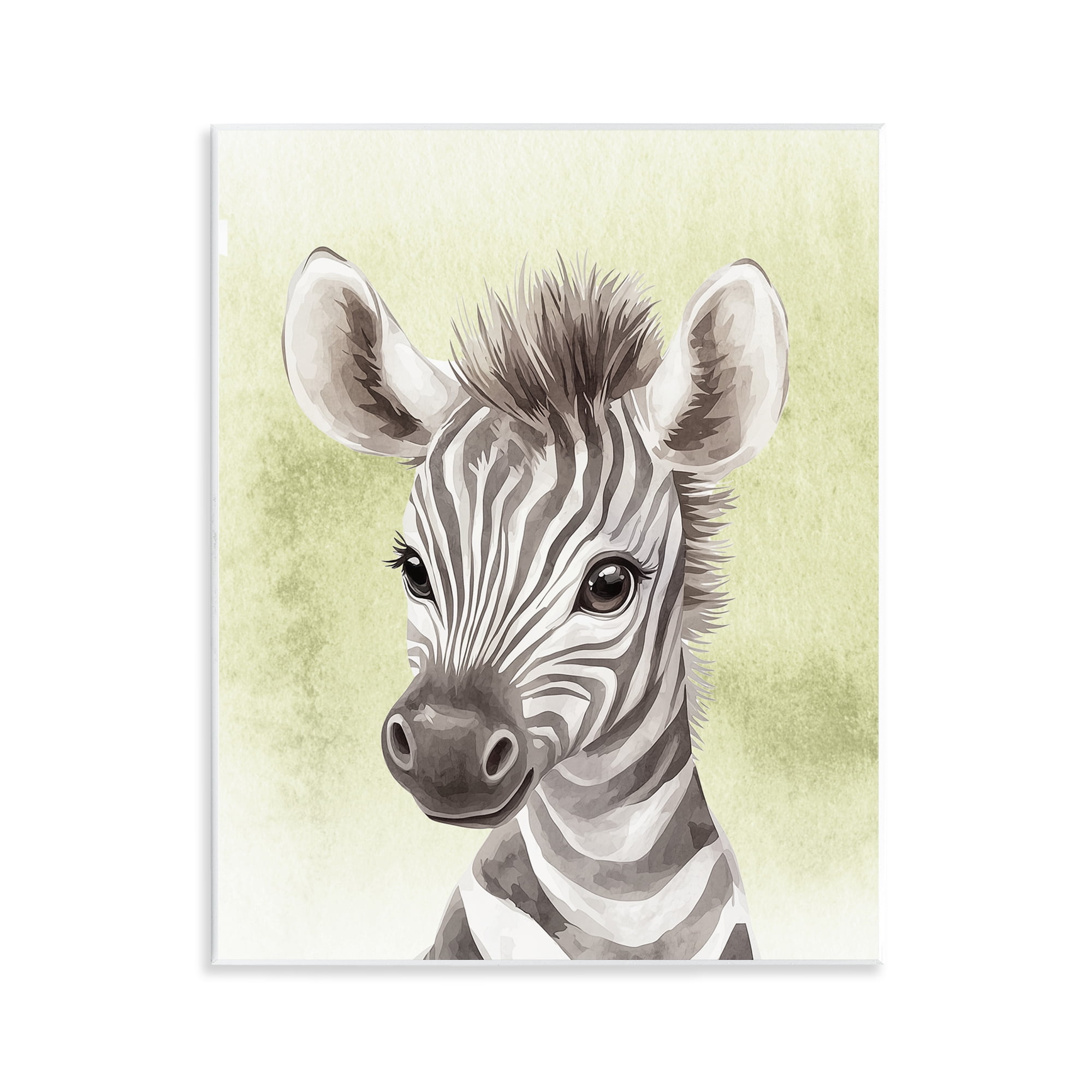 Stupell Industries Jungle Friends Baby Zebra Wall Plaque Art, design by Christine Simpson Art