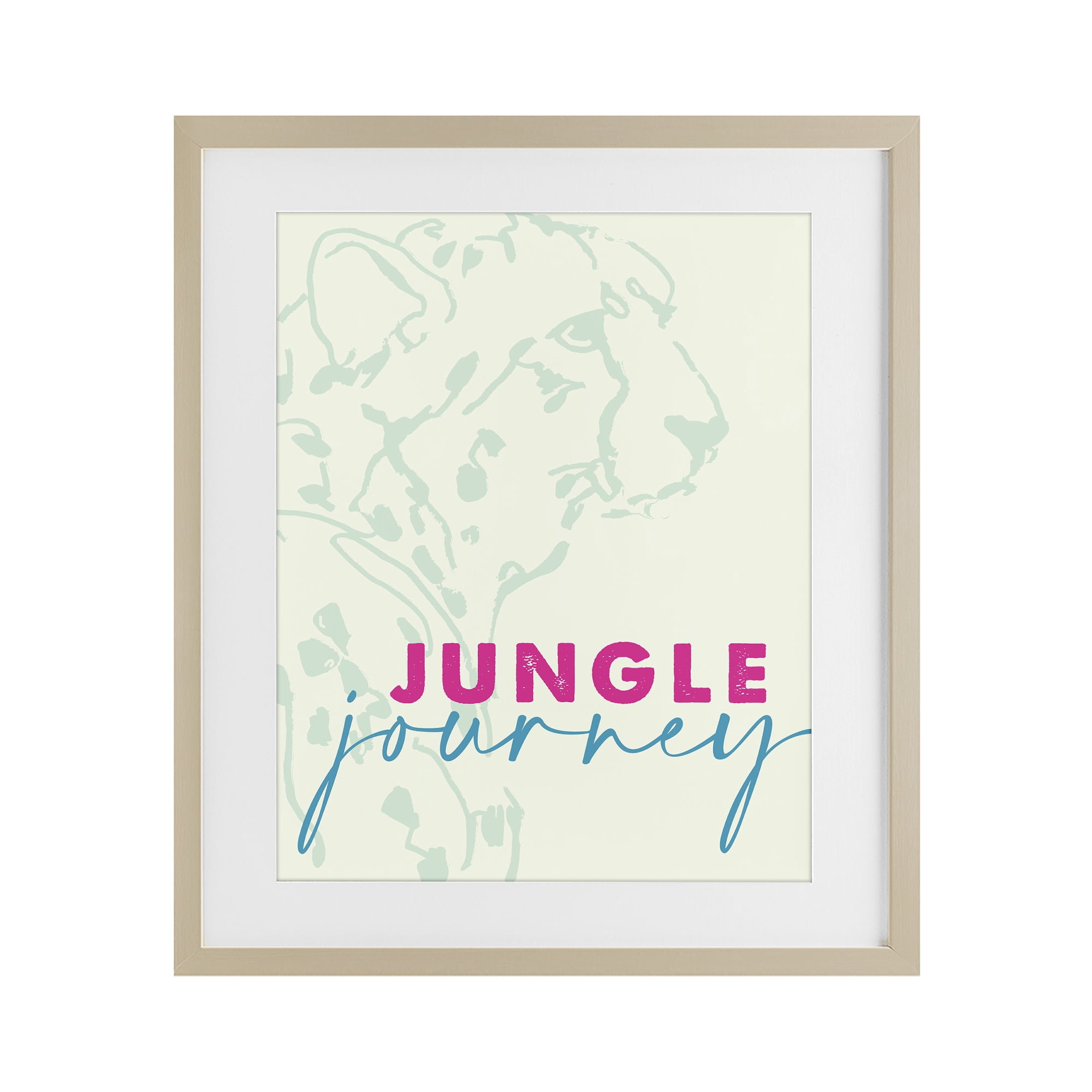 Stupell Industries Jungle Journey Cheetah Birch Framed Print Under Glass, design by Lanie Loreth