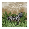 thumbnail image 1 of Stupell Industries Coastal Jungle Life Zebra Canvas Art, 17 x 17, by Paul Brent, 1 of 8