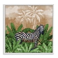 thumbnail image 1 of Stupell Industries Jungle Life Zebra Animals & Insects Painting White Framed Art Print Wall Art, 17 x 17, 1 of 9