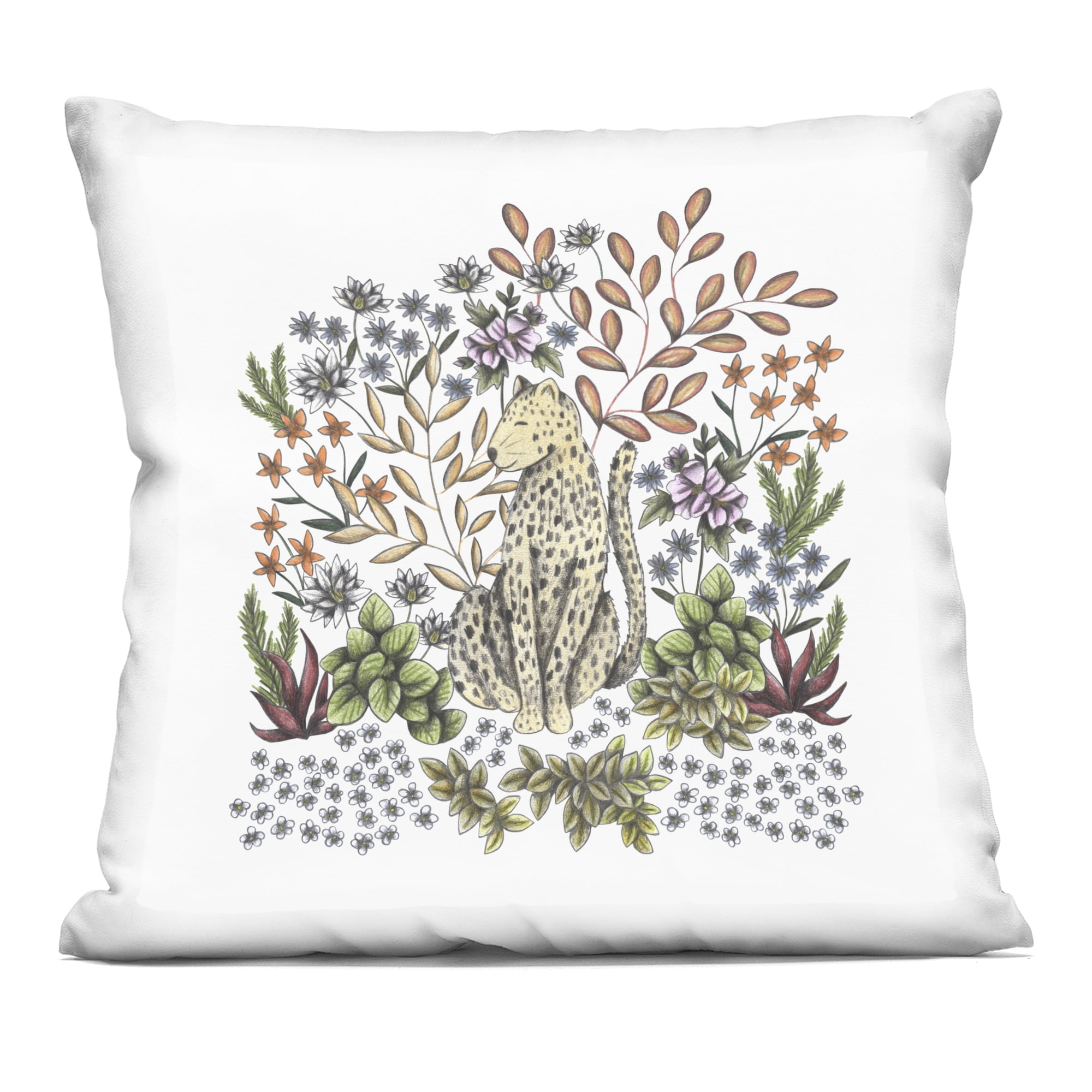 Stupell Industries Jungle Wildlife Leopard Decorative Printed Throw Pillow, design by Cecilia Battaini