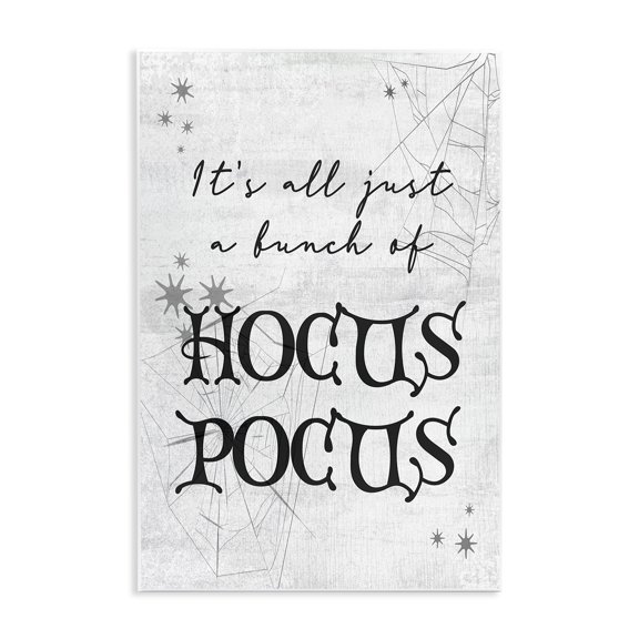 Stupell Industries Eclectic Just A Bunch Of Hocus Pocus Phrase Wall Plaque Art, 10 x 15, by Lil' Rue