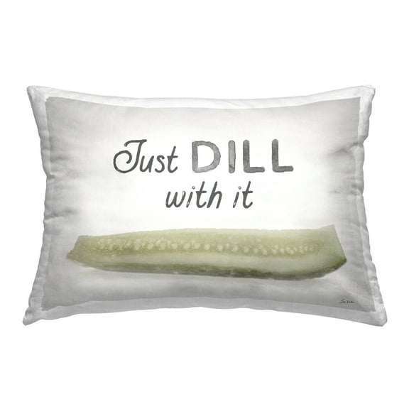 Stupell Industries Just Dill With It Decorative Printed Throw Pillow Design by Lori Deiter.