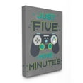 thumbnail image 1 of Stupell Industries Just Five More Minutes Kid's Video Game Phrase Designed by Angela Nickeas, 1 of 6