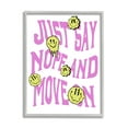 thumbnail image 1 of Stupell Industries Just Say Nope Phrase Inspirational Painting Gray Framed Art Print Wall Art, 11 x 14, 1 of 9